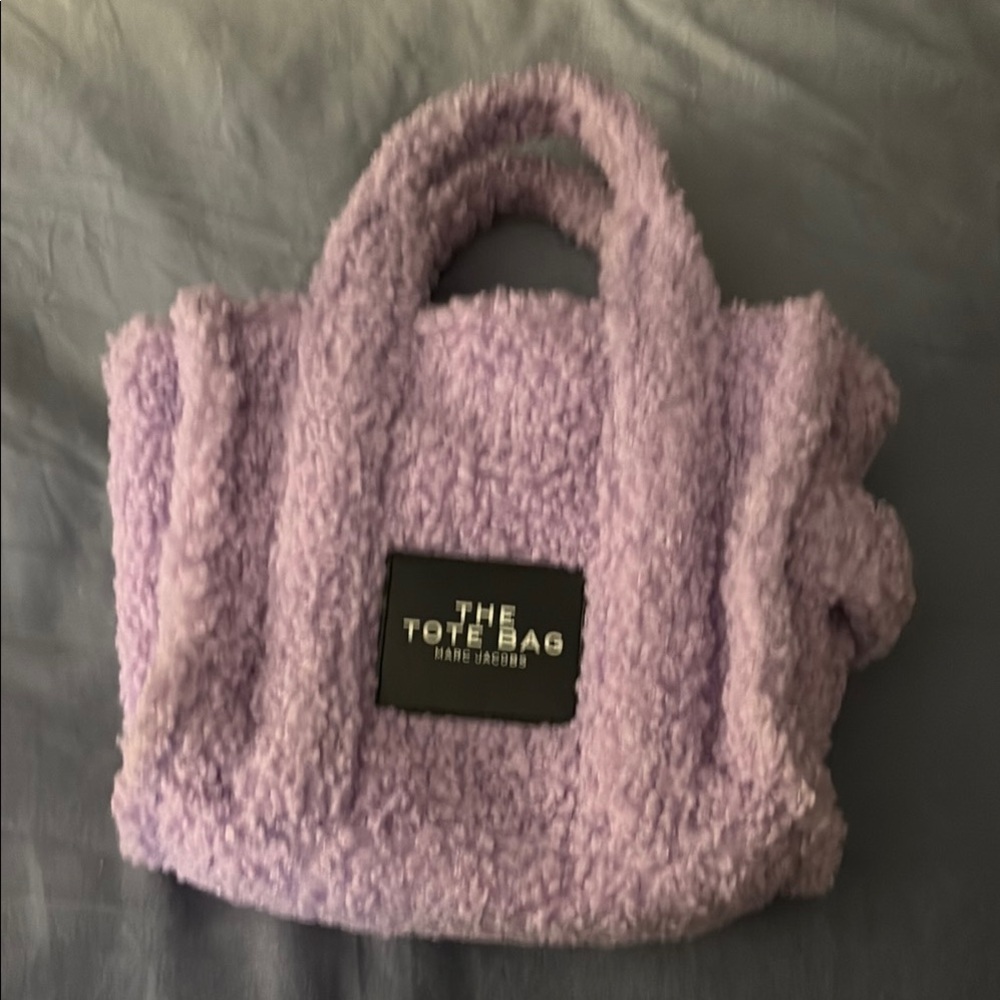 Marc Jacobs Purple Plush Tote Bag